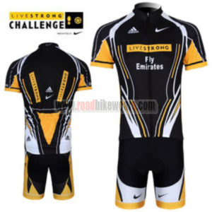 2011 Team LIVESTRONG Cycling Kit Black Yellow