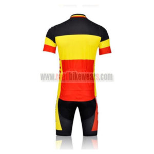 2011 Team LOTTO Riding Kit Red Yellow