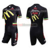 2011 Team Mcdonald's Racing Triathlon Cycling Wear Skinsuit Black