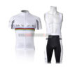 2011 Team Nalini '70 Cycling Bib Kit White
