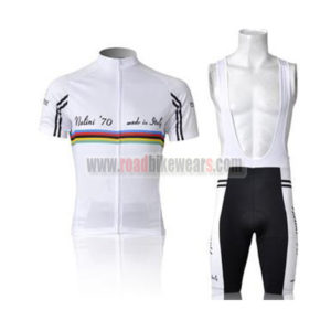 2011 Team Nalini '70 Cycling Bib Kit White