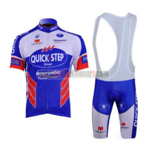 2011 Team QUICK STEP Racing Bib Kit Blue
