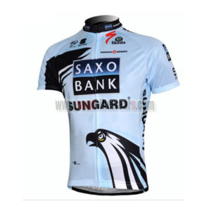 2011 Team SAXO BANK SUNGARD Bicycle Maillot Jersey Shirt