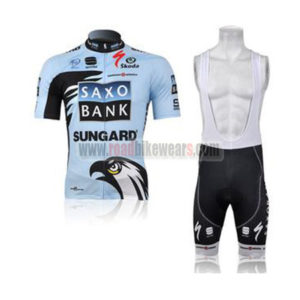 2011 Team SAXO BANK SUNGARD Cycling Bib Kit Blue