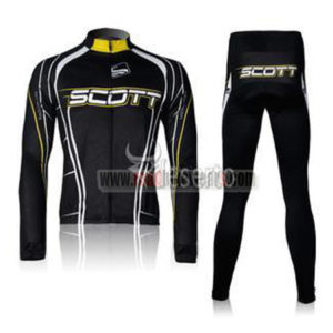 2011 Team SCOTT Biking Long Kit Black