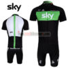 2011 Team SKY Pro Cycling Kit Black Green White