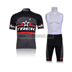 2011 Team TREK Cycling Bib Kit Black Star