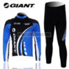 2012 Team GIANT Cycling Long Kit Blue Black