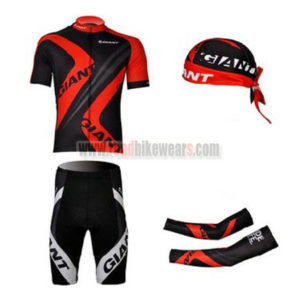 2012 Team GIANT Pro Cycling Set Red Black