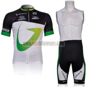 2012 Team GreenEDGE Cycling Bib Kit Black White Green