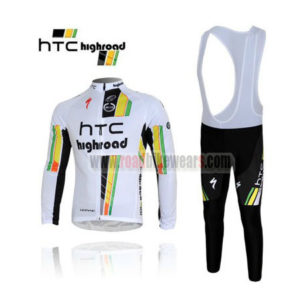 2012 Team HTC Highroad Pro Cycling Bib Long Kit