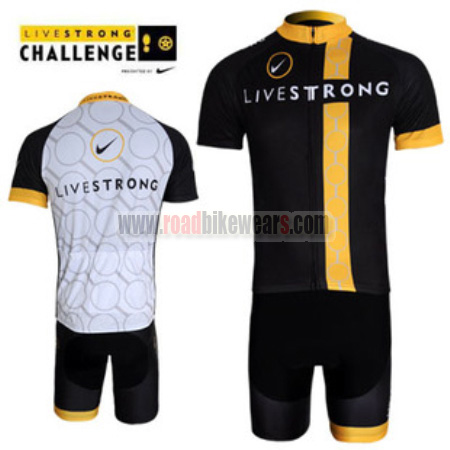 Opiáceo fantasma tos 2012 Team LIVESTRONG Riding Wear Cycle Jersey and Padded Shorts Roupas  Bicicleta | Road Bike Wear Store