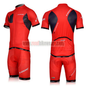2012 Team LOOK Cycling Kit Red