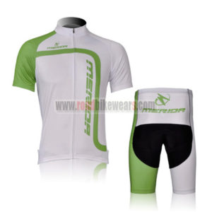 2012 Team MERIDA Cycling Kit White Green