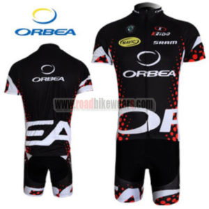 2012 Team ORBEA Cycling Kit Black Red