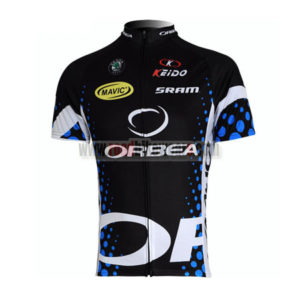 2012 Team ORBEA Cycling Maillot Jersey Shirt Black Blue