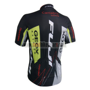 2014 Team GEOX FUJI Bicycle Jersey Black Yellow