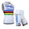 2014 Team Lampre MERIDA UCI Cycling Sleeveless Kit White Rainbow