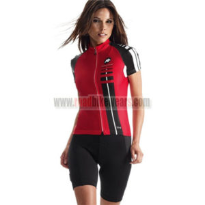 2015 Team ASSOS Cycling Kit For Girl Red