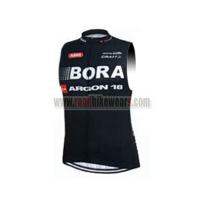 2015 Team BORA ARGON 18 Cycling Sleeveless Vest Black
