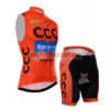 2015 Team CCC Cycling Sleeveless Kit