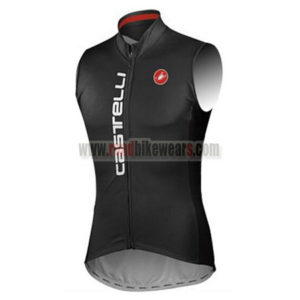 2015 Team Castelli Bicycle Sleeveless Vest Black