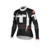 2015 Team Castelli Cycling Long Jersey Maillot Tops Black White