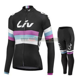2015 Team Liv Women's Cycle Long Kit Black