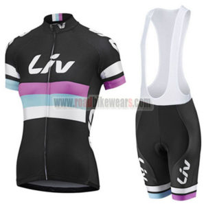 2015 Team Liv Women's Cycling Bib Kit Black
