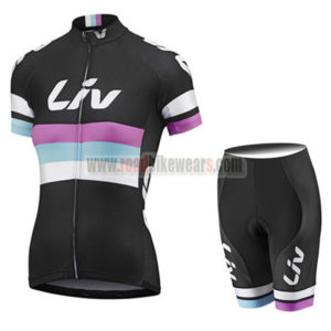2015 Team Liv Women's Cycling Kit Black