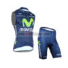2015 Team Movistar Cycling Sleeveless Vest Kit