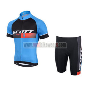 2015 Team SCOTT Biking Kit Blue Black