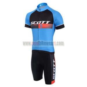 2015 Team SCOTT Cycle Kit Blue Black