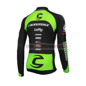 2016 Team Cannondale Bicycle Long Jersey Black Green