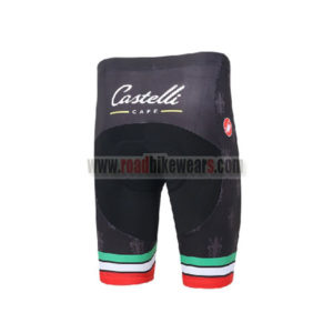 2016 Team Castelli CAFE Biking Shorts Black Green Red
