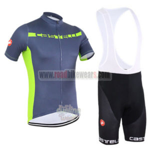 2016 Team Castelli Cycling Bib Kit Blue Green