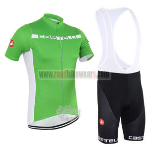 2016 Team Castelli Cycling Bib Kit Green