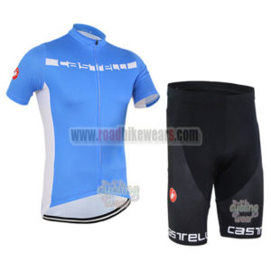 2016 Team Castelli Cycling Kit Blue