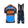2016 Team KTM Cycling Bib Kit Blue Orange