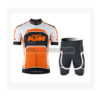 2016 Team KTM Cycling Kit White Orange