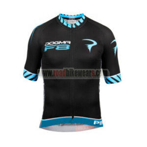 2016 Team PINARELLO DOGMR F8 Cycling Jersey Black Blue