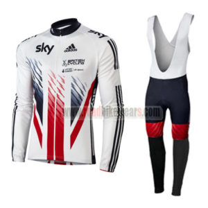 2016 Team SKY British Cycling Long Bib Suit