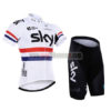 2016 Team SKY France Cycling Kit White