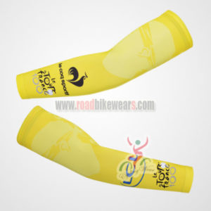 2013 Tour de France Pro Cycling Arm Warmer Yellow