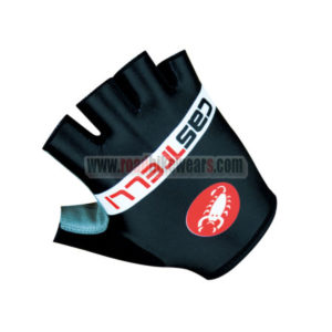 2016 Team Castelli Cycling Gloves Mitts Black