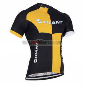 2016 Team GIANT Biking Jersey Black Yellow