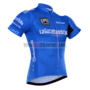 2016 Team LaGazzettadello Sport Tour de Italia Cycling Jersey Maillot Blue
