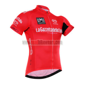 2016 Team LaGazzettadello Sport Tour de Italia Cycling Jersey Maillot Red