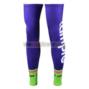 2016 Team Lampre MERIDA Cycling Leg Warmers Sleeves Purple Green