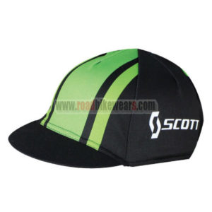 2016 Team SCOTT Bicycle Cap Hat Black Green